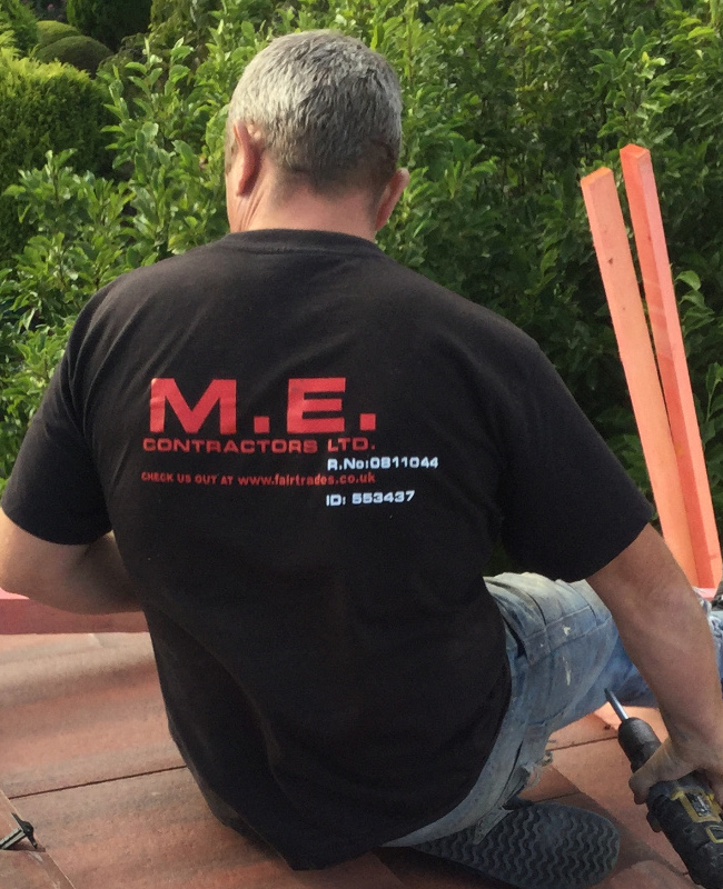 M E Contractors roofing North Wales.